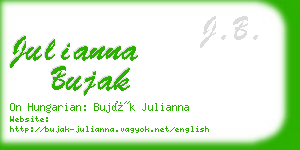 julianna bujak business card